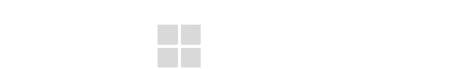 white H modulor logo